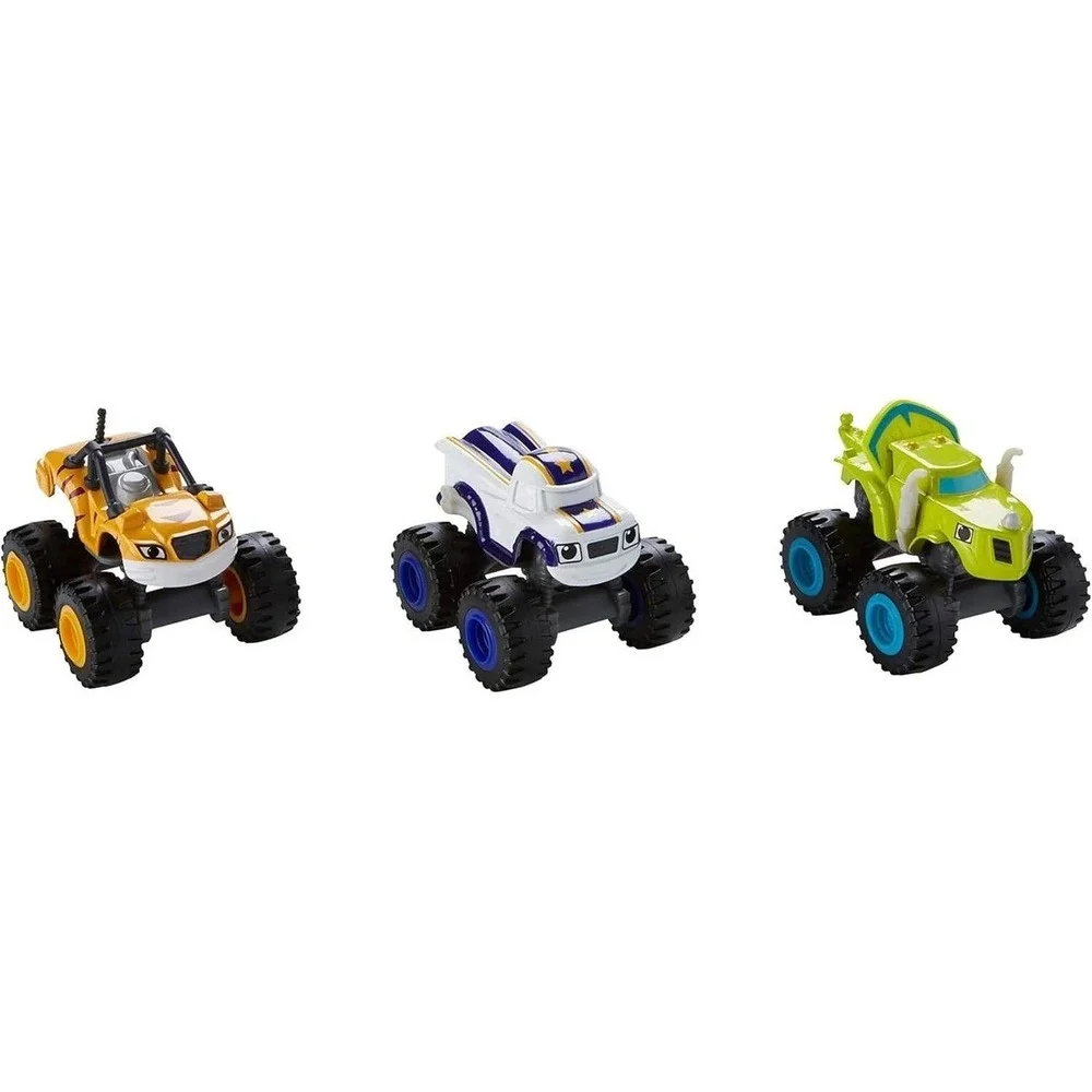 Nickelodeon Blaze and the Monster Machines Pals Die Cast 3 Vehicles Fisher Price